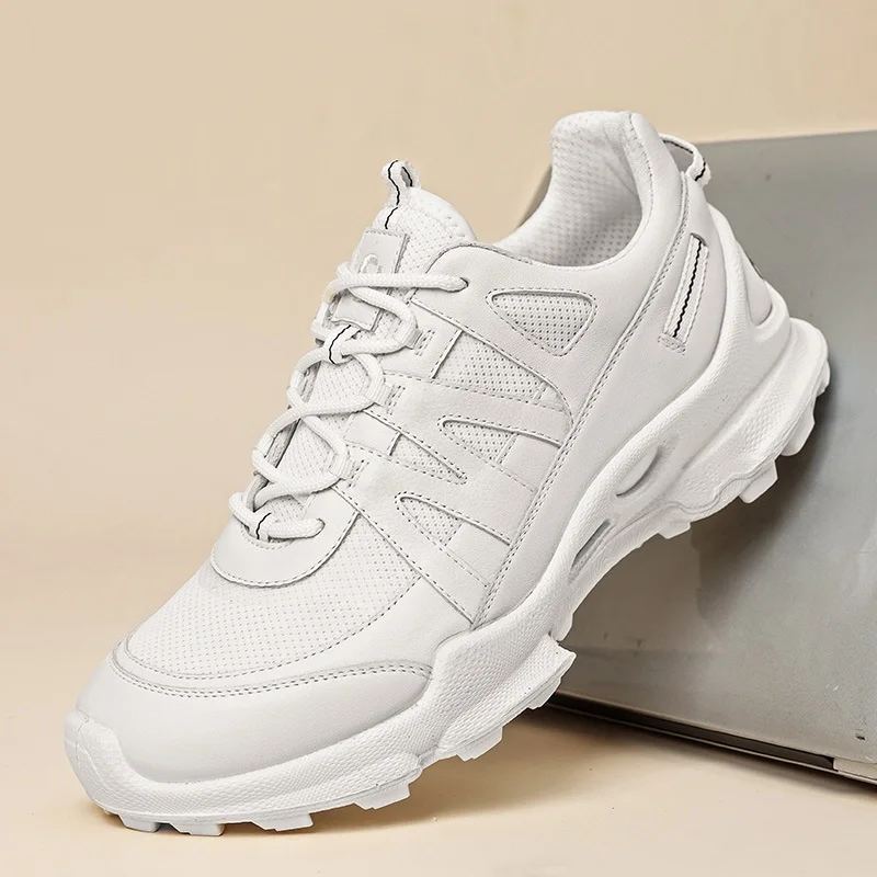 

Классические кроссовки из натуральной кожи, дышащие оксфорды из воловьей кожи, прогулочная походная обувь с поддержкой свода стопы