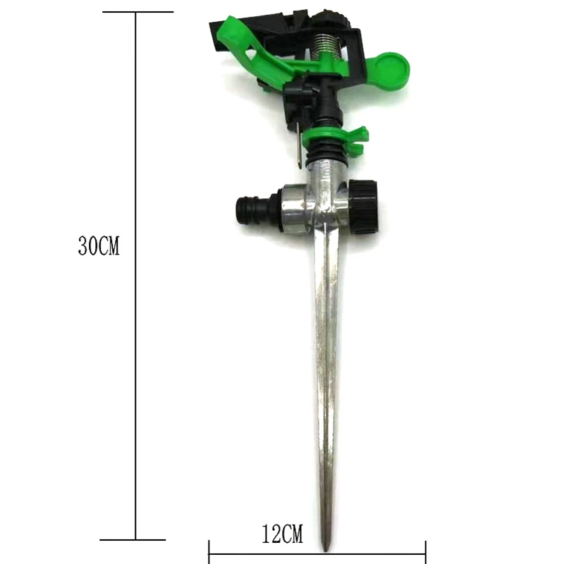 1/2 Zoll Rocker Sprinkler, 360 Grad verstellbare Kipphebeldüse, Garten, Rasen, Blumenbeet, Gewächshaus, Bewässerung, Bewässerungswerkzeug