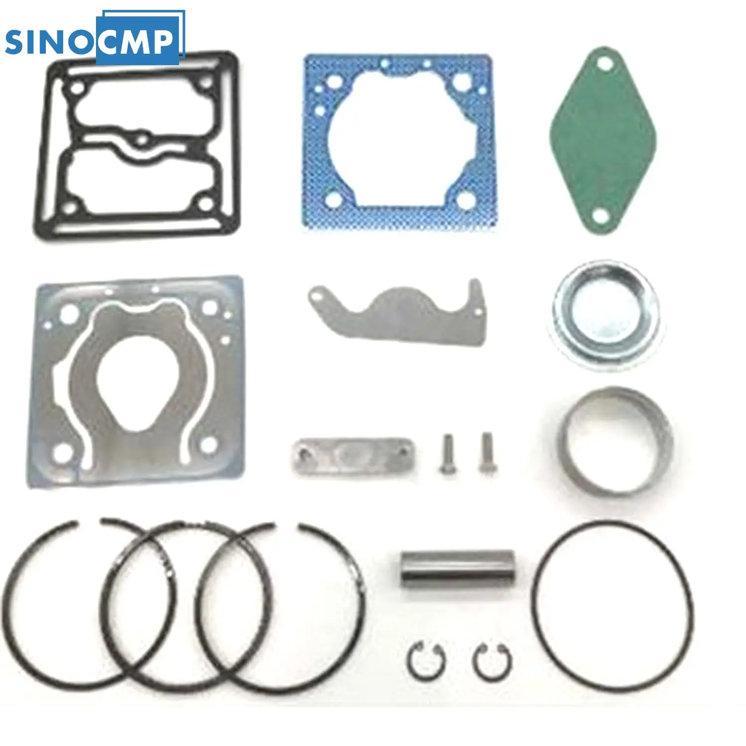 3696936 SINOCMP Air Compressor Repair Kit For Cummins ISG Air Compressor Repair Cylinder Head For Engine ISD4.5 G5.9 ISF3.8 B4.5