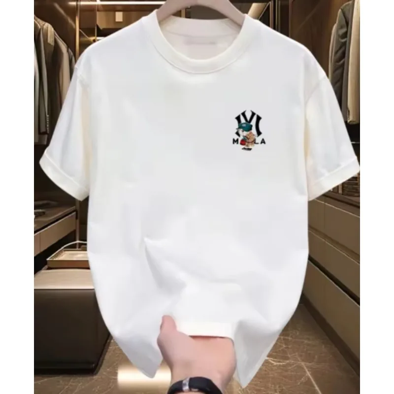 2026 Summer New Cotton Men's and Women's Loose Street Style Short sleeved T-shirt Fashion Trendy Brand Hot Selling Top Current