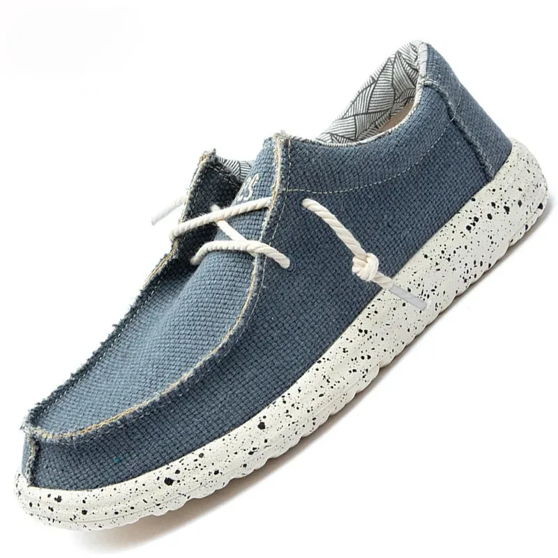 

Summer Mens Canvas Shoes Denim Sneakers Mens Canvas Breathable Moccasins Vulcanized Men Sneakers Shoes