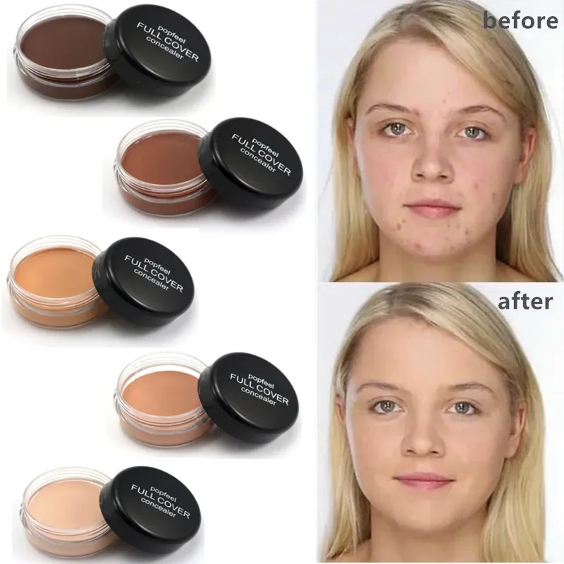 Neuer klassischer Concealer mit vollständiger Abdeckung, Verstecken von Makel, cremiges Make-up, Gesicht, Lippe, Augen, Foundation, Make-up, Konturierung, Korrektor, Make-up, 1-Flasche