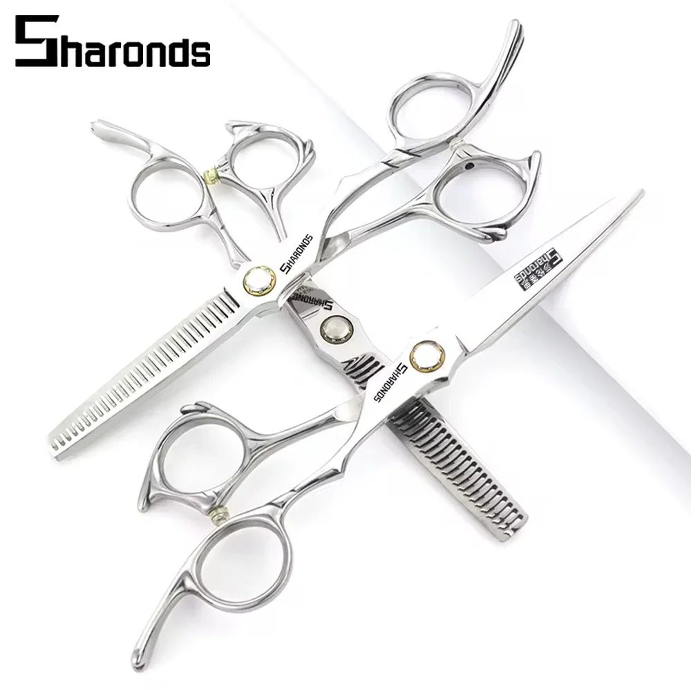 

SHARONDS Hairdressing Professional Scissors 6 Inch Japanese 440C Steel Hairdresser Dedicated Clipper Specialized Barber Shears