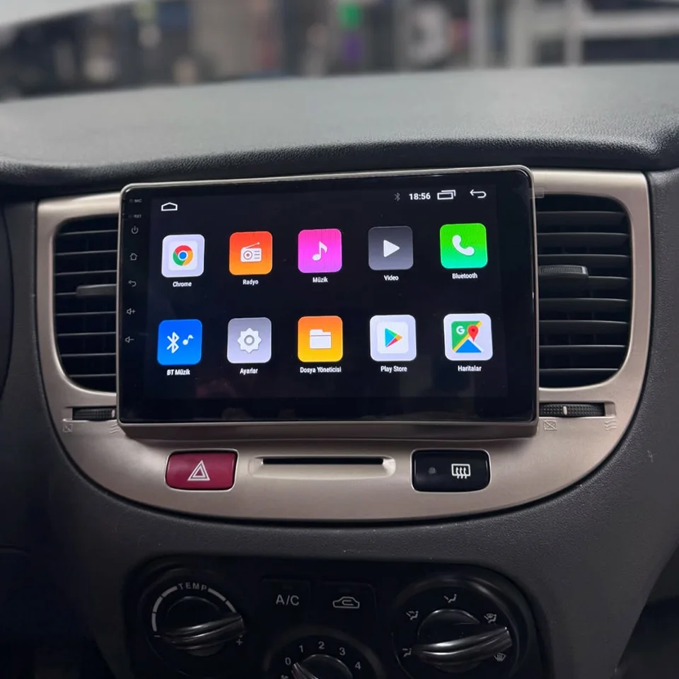 8Core 8G+128G Android 14 For Kia RIO 2005 2007 2009 2011 Car Radio FM AM Video Audio DVD Player GPS Navigation Carplay RDS DSP