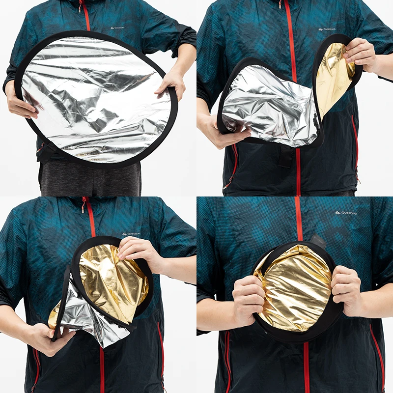 AMBITFUL 2in1 60cm 80cm 110cm - огляд і ціна Reflector Disc Silver