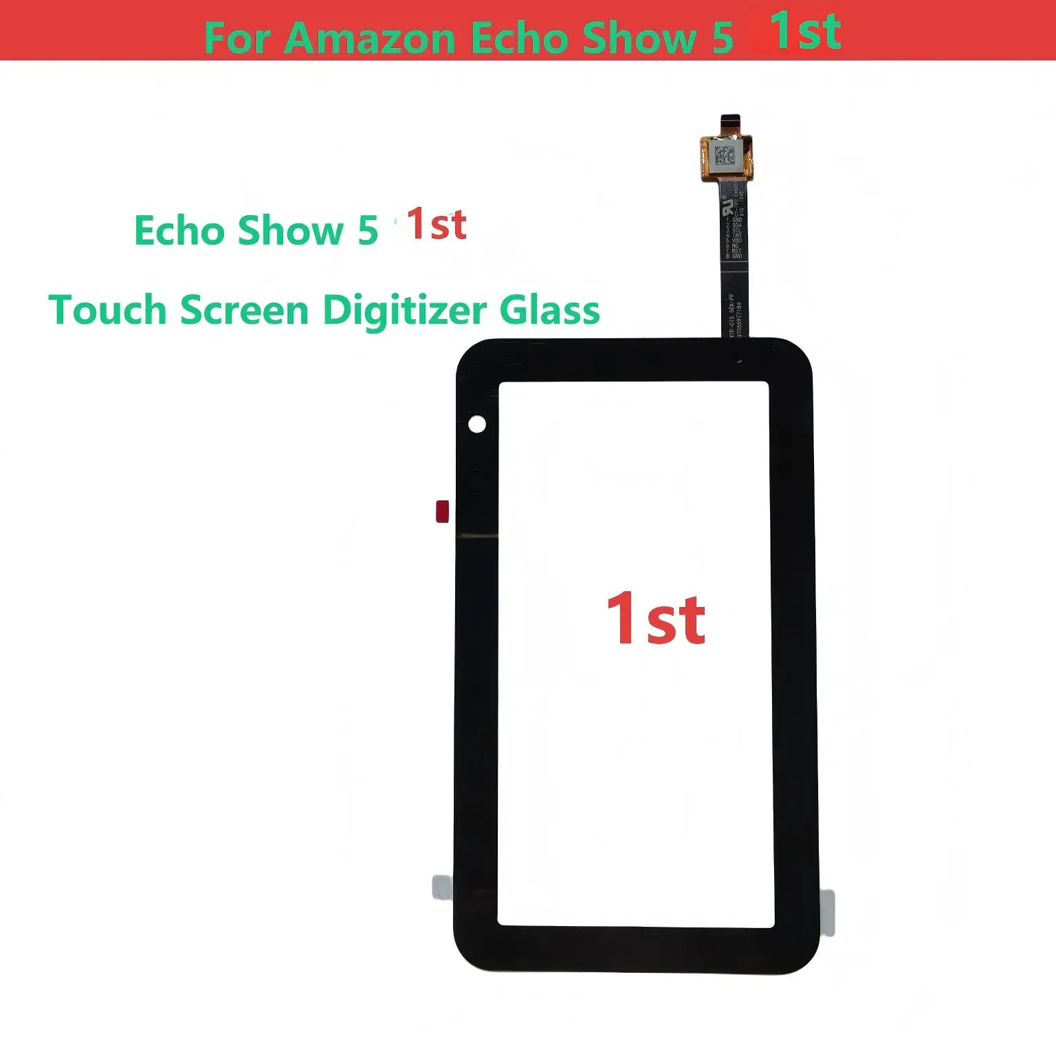 AAA For Amazxx Echo Show 5 1st Touch Screen Digitizer Glass Sensor Replacement