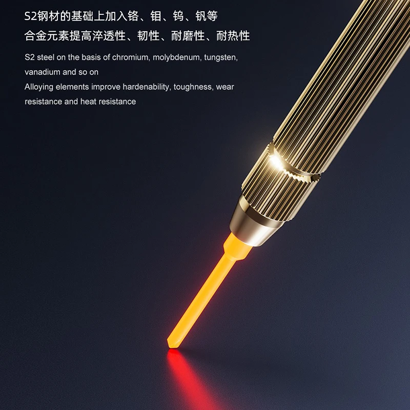 1 шт. медная отвертка сменная отвертка S2 Y-типа 0,6 Phillips 2,5/1,5/1,3 Pentalobe 0,8 Torx T2 для iphone Samsung