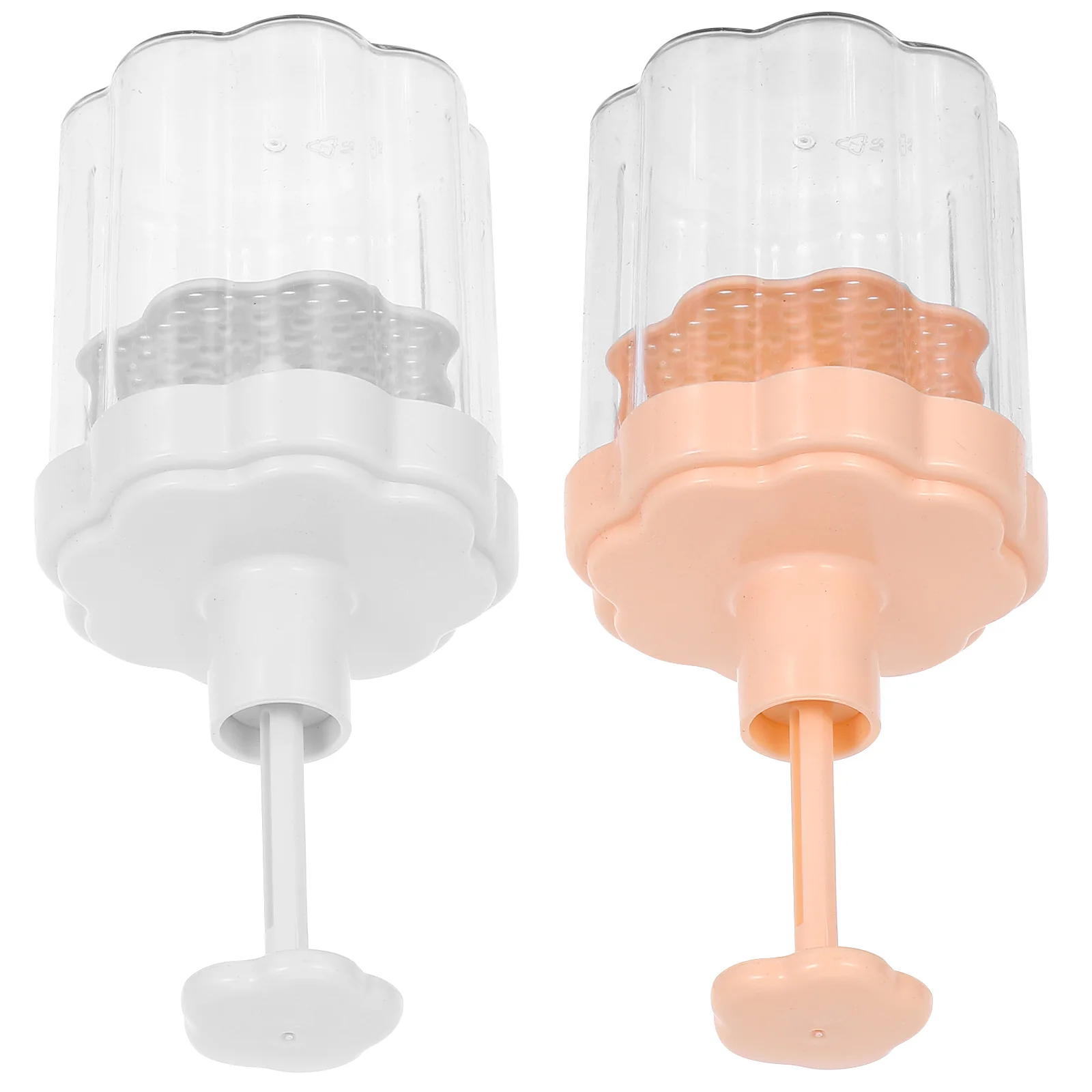 

2Pcs Foaming Bubble Body Foaming Cleaning Cleanser Foam Generator Foam Pump Bottle Bubbler Bubble Wash Cup Dispenser