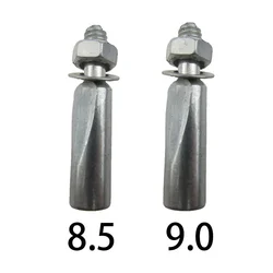 2pcs 8.5/9.0mm Bicycle Crank Wedges Bottom Bracket Wedge Short Steel Chain Plate Pins With Nuts And Washers Bikes Accessories