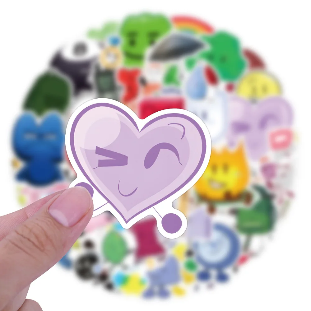 

10/50PCS Battle for Dream Island Cartoon Cute Doodle Decorative Stickers Scrapbook Notebook Phone Case DIY Stickers Decals