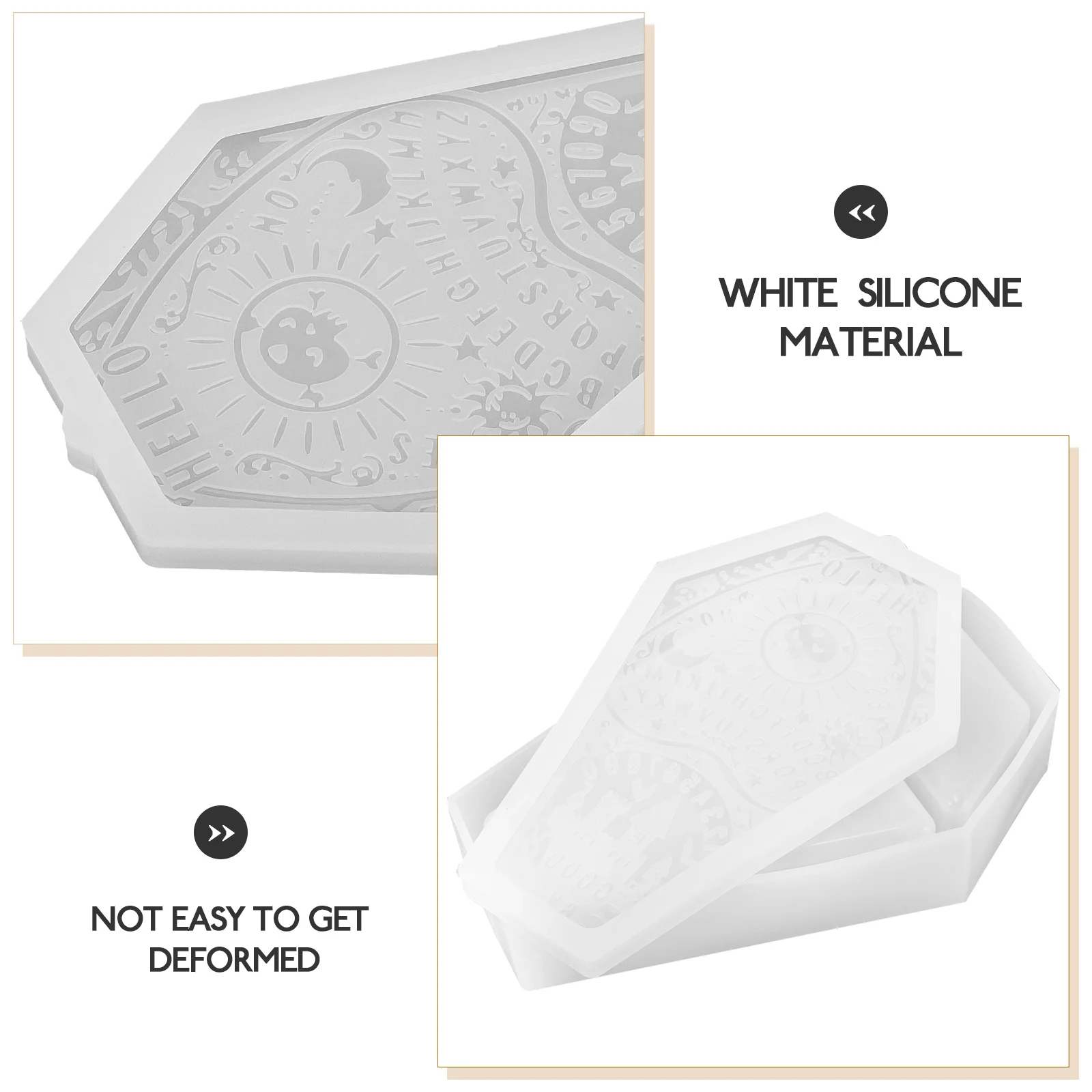 

Силиконовая форма для хранения тыквенных гробов своими руками для эпоксидной смолы, форма для гроба на Хэллоуин, ювелирный брелок, декор на Хэллоуин