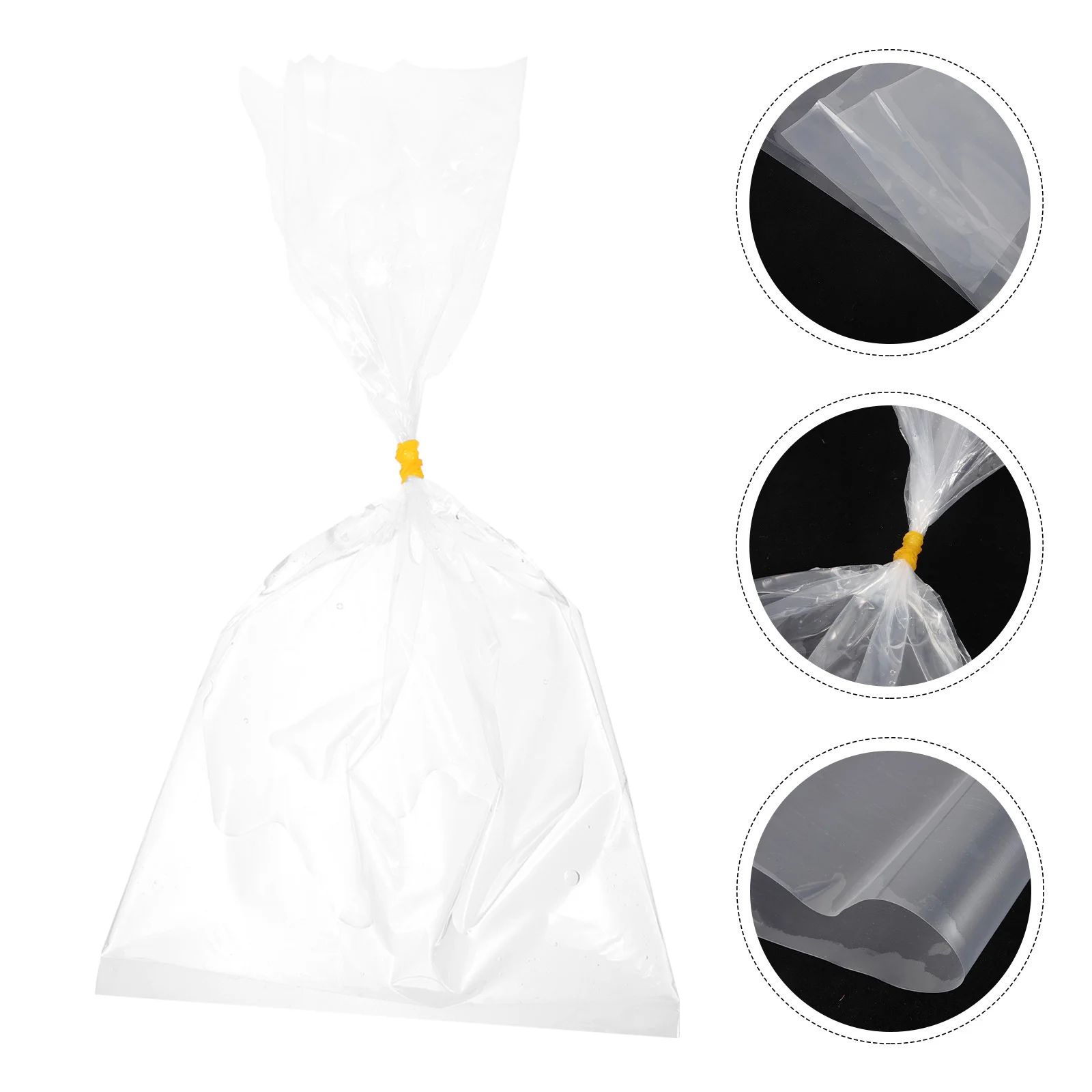 

50 Pcs Ornamental Fish Packing Bag Clear Bags Live Storing Seafood Transport Container Transparent Packaging