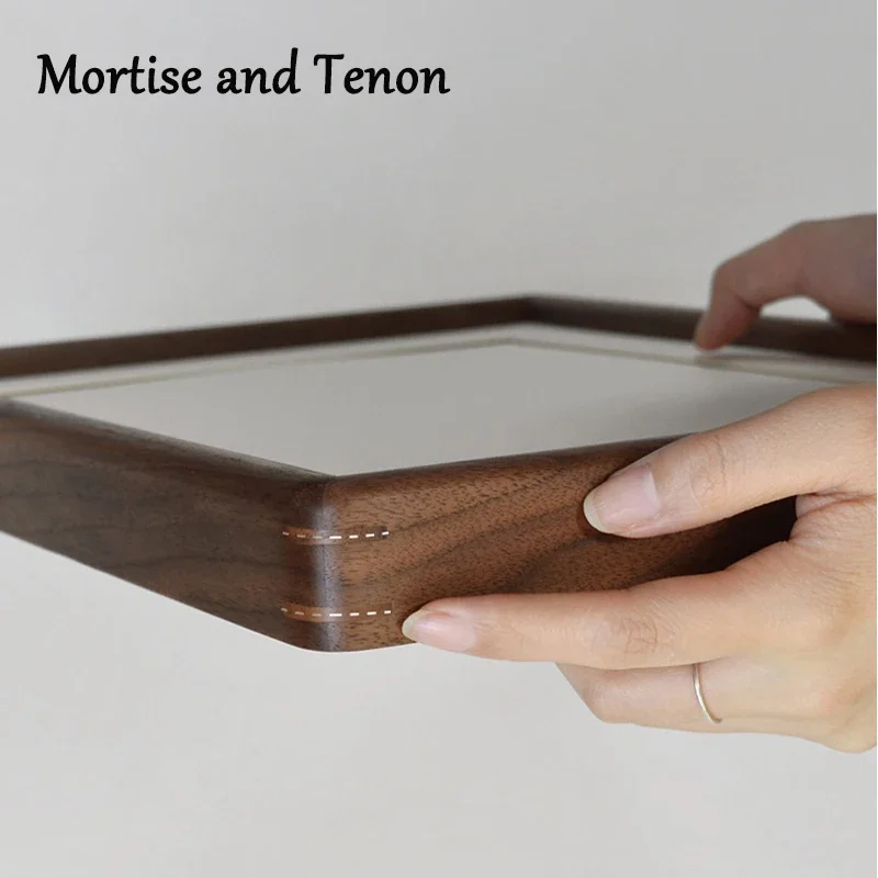 Square Wood Photo Frame High-grade Wedding Black Walnut 30x30cm Picture Frame DIY Grid Couple Display Pictures Home Decor Gift