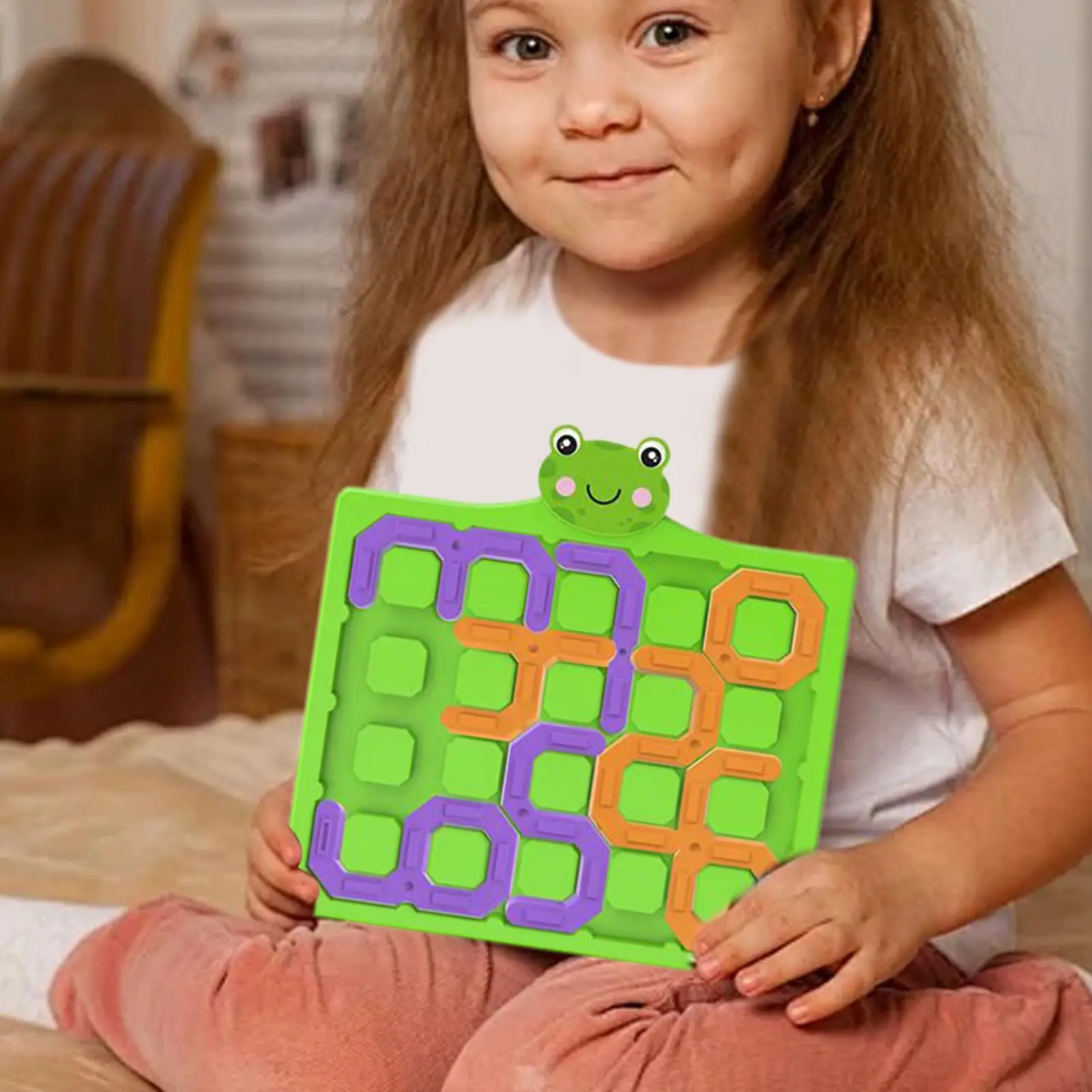 Gra logiczna z liczbami, labirynt z liczbami dla dzieci, interaktywna edukacyjna gra dla dziewczynki, zabawka do zabawy w domu dla chłopca, koordynacja ręka-oko.