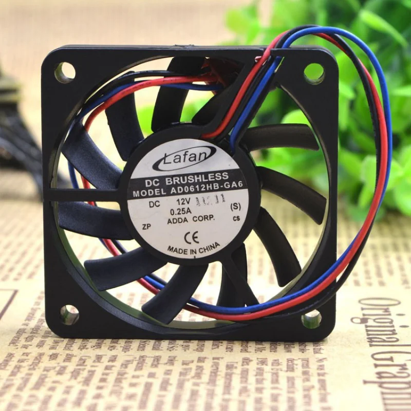 AD0612HB-GA6 6010 Dc12v 0.25a AD0612HB GA6 6cm Fan