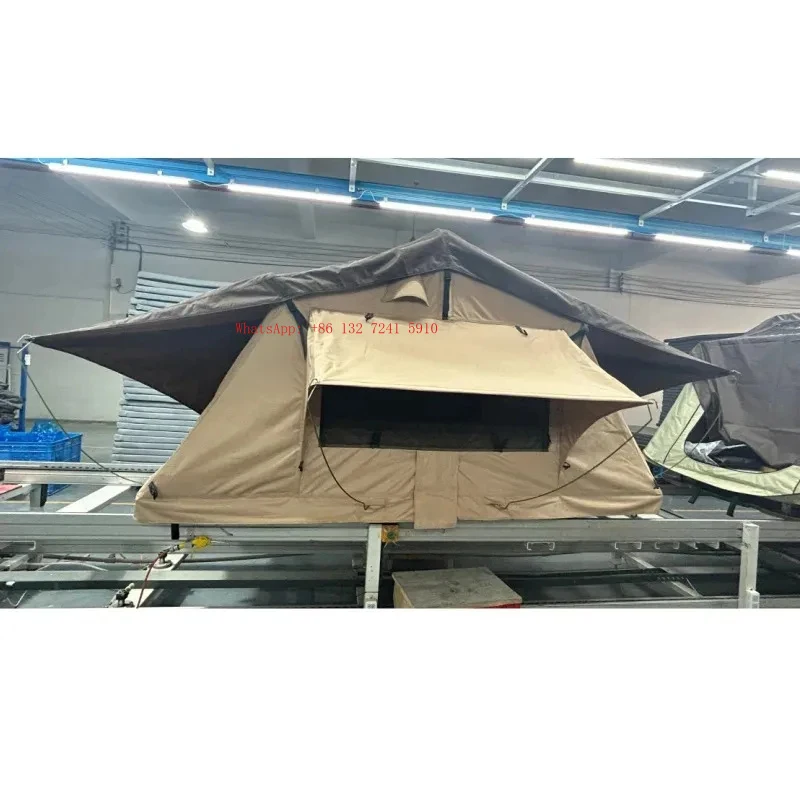

Hongsheng Auto Parts New Arrival Outdoor Rooftop Tent Hot Selling Soft Shell Rope Tent