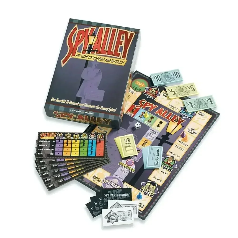 Spy Alley Mensa Award Winning Family Strategy Board Game