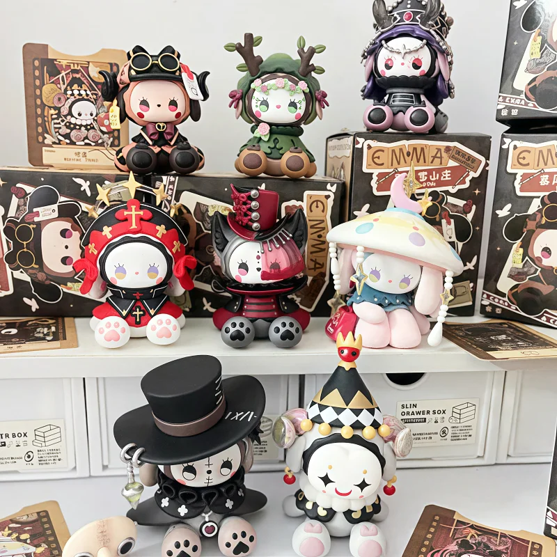 Genuíno emma floresta secreta geada villa série bonito figura de ação brinquedos kawaii anime figuras bonecas brinquedo presente kawaii bons presentes