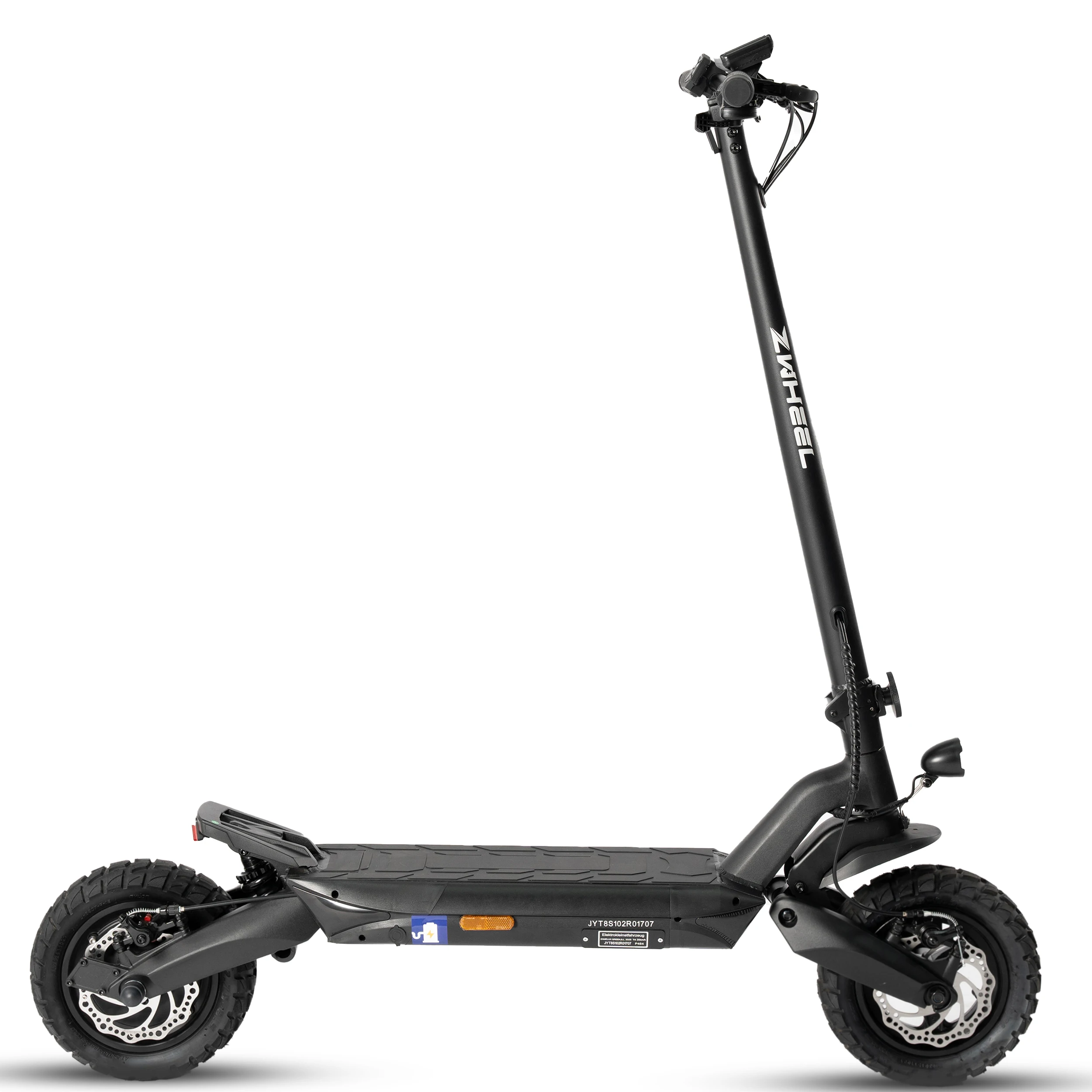 YL-T8 (ABE) Elektrische Scooter voor Volwassenen, 48V15Ah Batterij Met Duitse Wegvergunning E-Scooter, 10 inch Band Max. Snelheid 20km/u, Geschikt voor Dagelijks Verkeer en Pendelen Elektrische
