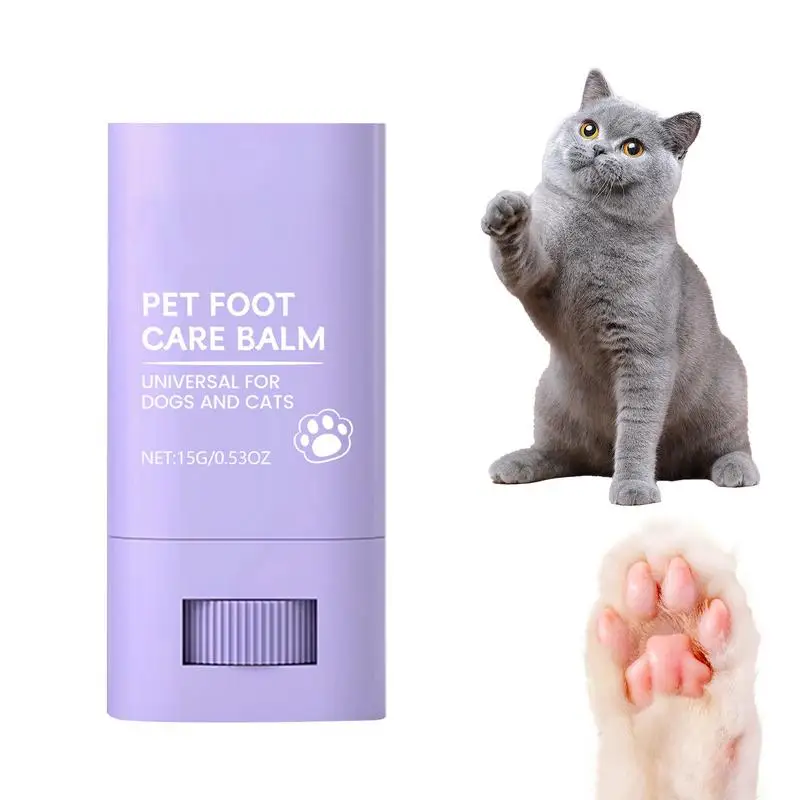 Paw Soother Balm Dogs Paw Protectors 15g Paw Moisturizer For Cracked Paws Licksafe Cream Butter For Cat Paw Pad Lotion