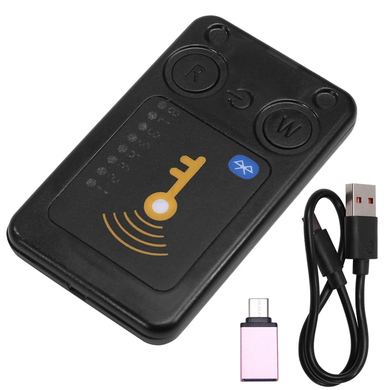 FULL-2X RFID Smart Chip Reader ISO14443 Key Detection EM125KHZ IC 13.56Mhz Badge Decode RFID Emulator Support Clone Card