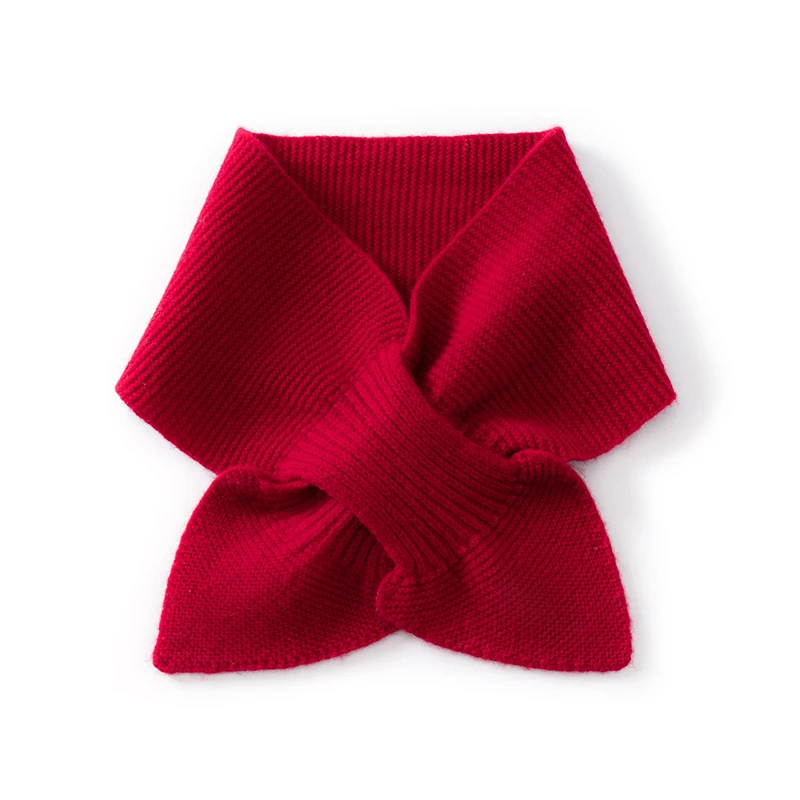 

High Quality Autumn Winter Women 100% Wool Scarves 2025 NoveltyTriangular Perforated Design Knitted Warm Female Scarf