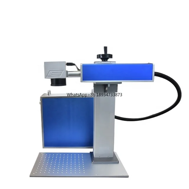 voiern 20w 30w 50w split type raycus 30 watt fiber laser marking machine for plastic