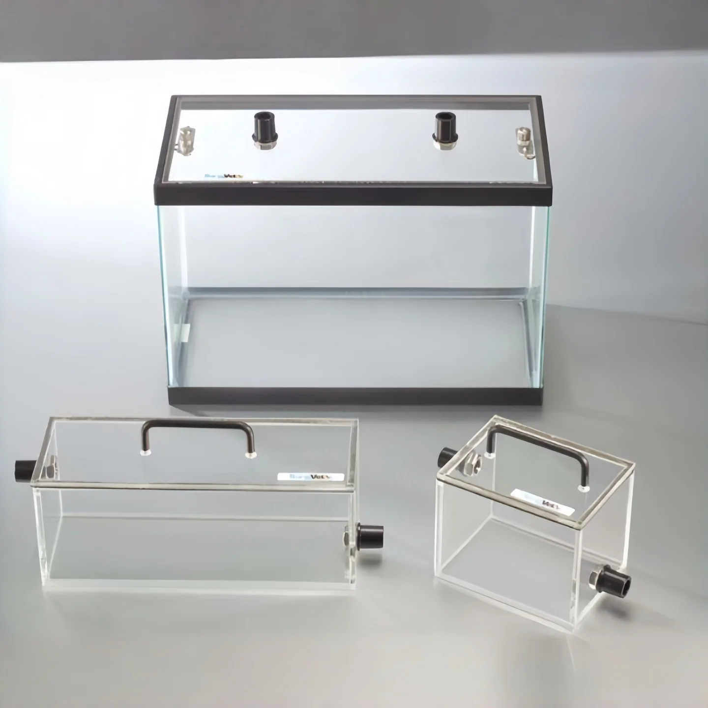 6mm Interface Animal Anesthesia Induction Chamber for Exotic Pets Mouse Transparent Acrylic Veterinary Use Safe Easy Operation