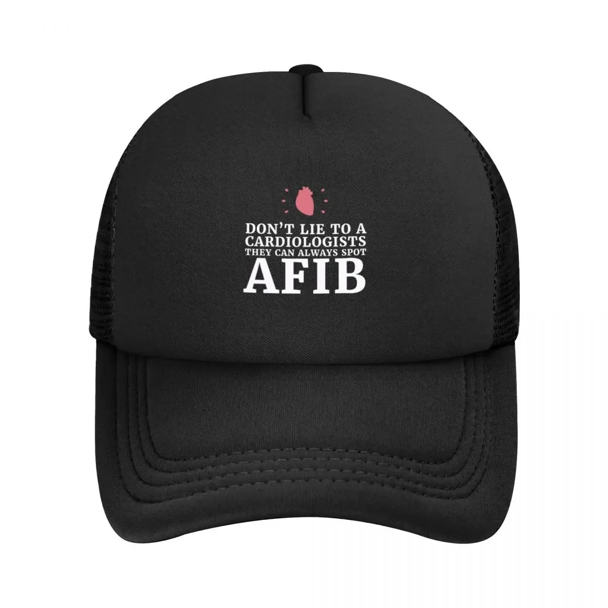 dont lie to a Cardiologists they can always spot A-fib,Funny cardiologist jokes Baseball Cap Fishing cap Caps Women Men's