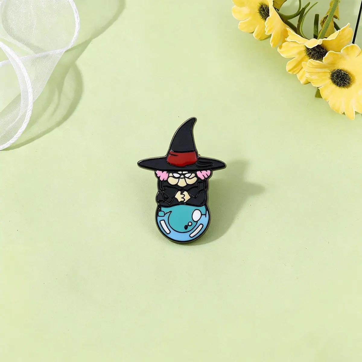 Cartoon Anime Character Uranai Baba Enamel Brooch Cute Backpack Lapel Metal Badges Cosplay Clothing Jewelry Accessories Fan Gift