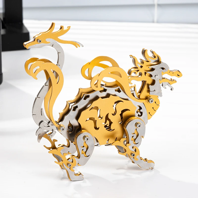 MOKR Xuanwu 3D Metalen Puzzel Kinderspeelgoed DIY Assemblagemodel Kerst Verjaardagscadeau Onderwijs en training