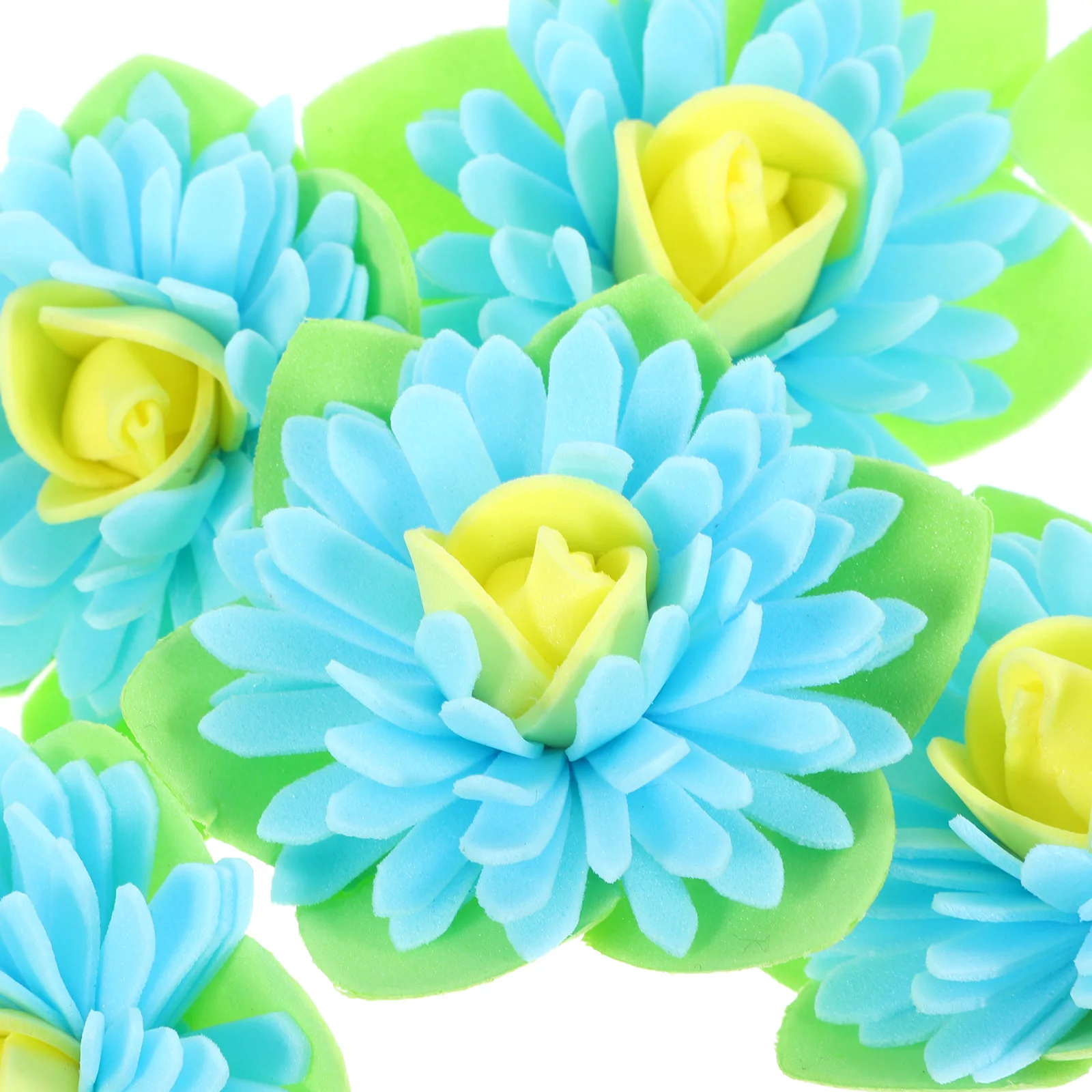 

50 Pcs Aromatherapy Flowers Diffusers PE Material Essential Oil Absorber Home Office Bedroom Air Freshener Plant Decor