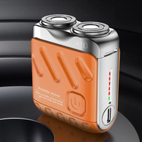 9000RPM High Speed Premium Portable Mini Shaver Dual Head Waterproof Type-C Rechargeable Shaver  IPX7 Waterproof Travel Razor