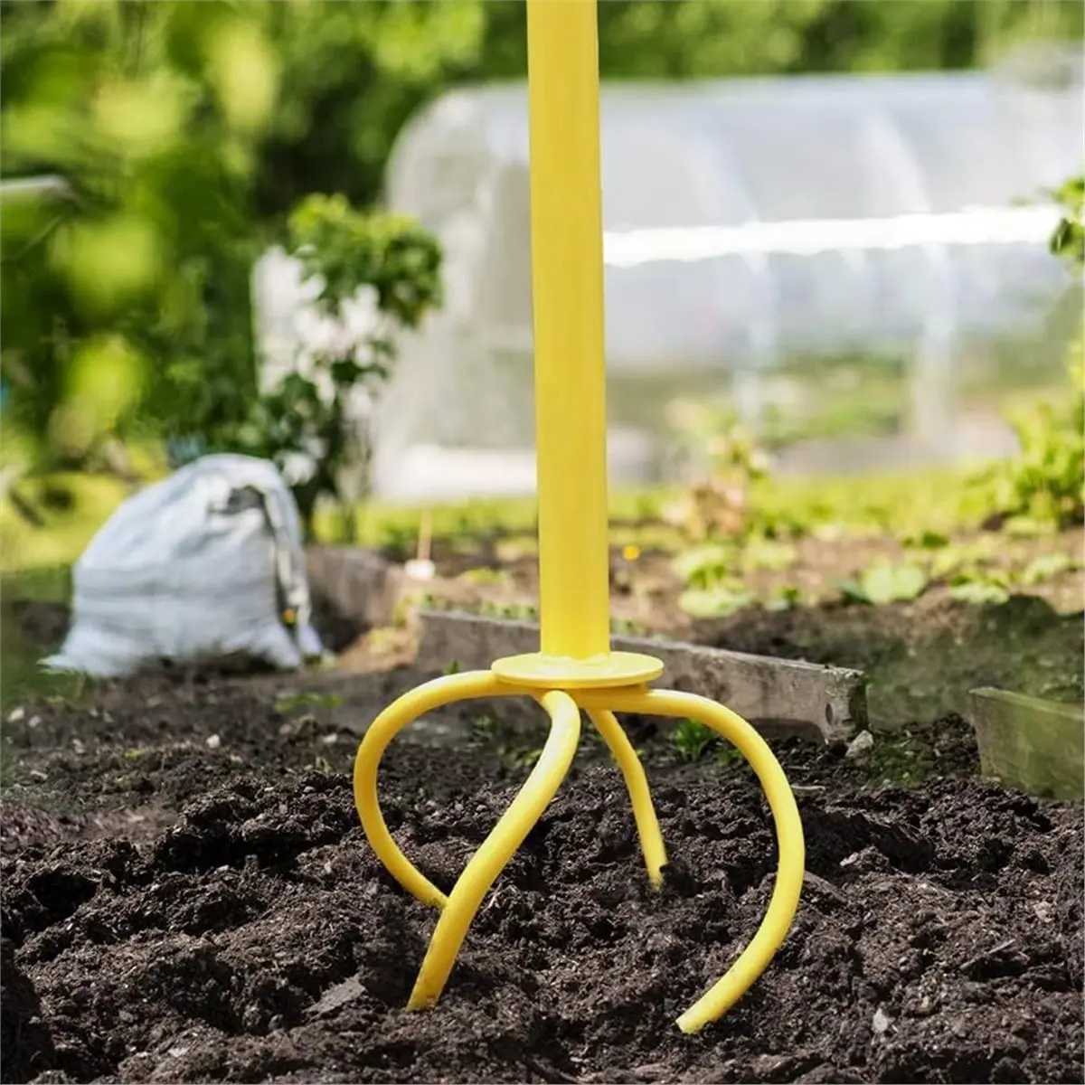 Manual Twist Tiller for Gardening, Hand Tiller with Ergomomic Handle, for Gardening
