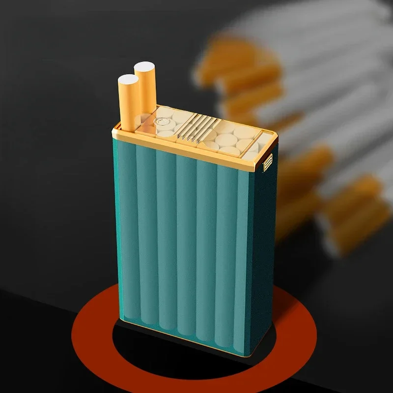 Aluminum Alloy Cigarette Box 20 Cigarettes Pressure-resistant and Moisture-proof Portable Moisture-proof Cigarette Box