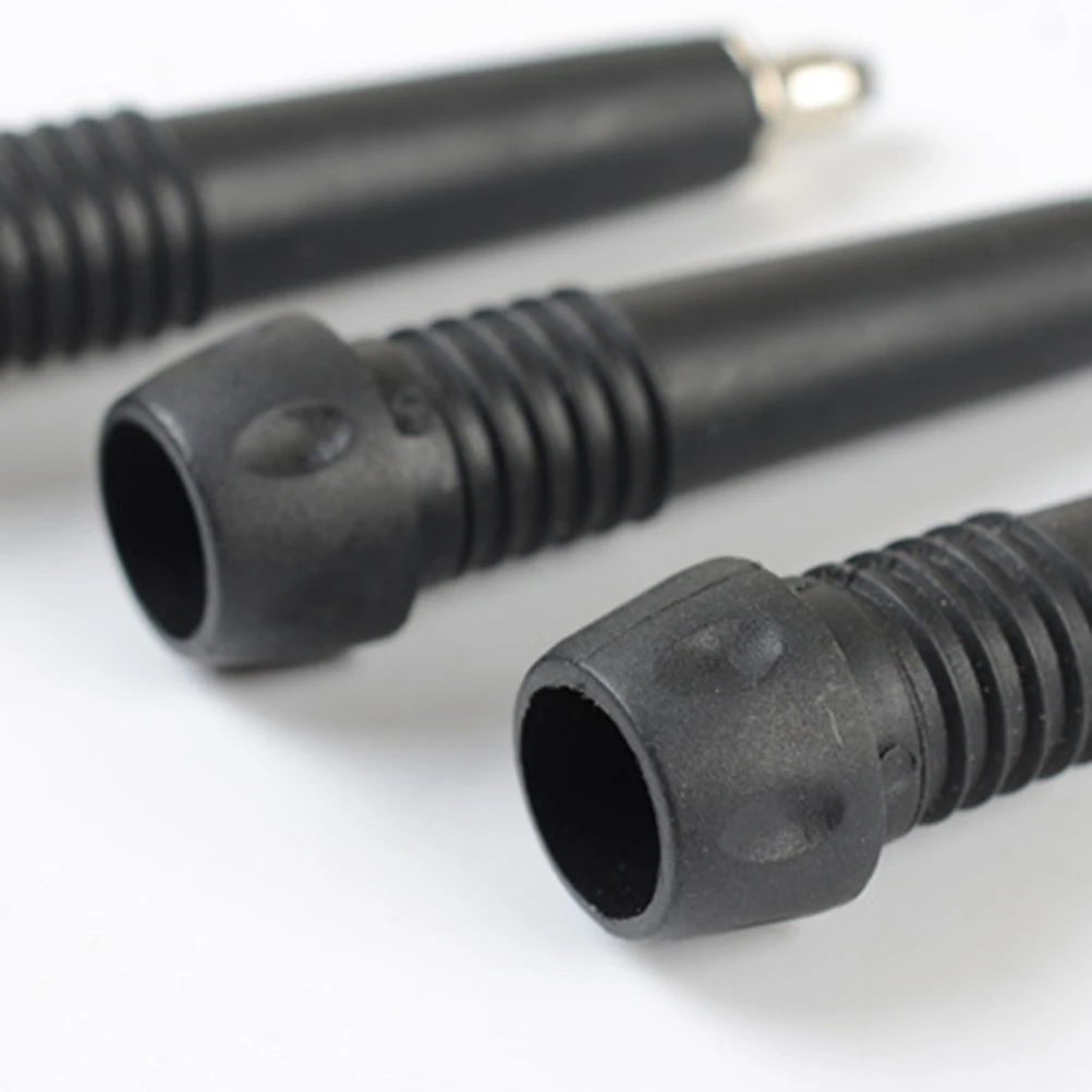

6pcs Replacement Rubber Tips Set Tungsten Rod Tip for Trekking Poles Heavy Duty Thickened Protectors Absorbing Adds Gri