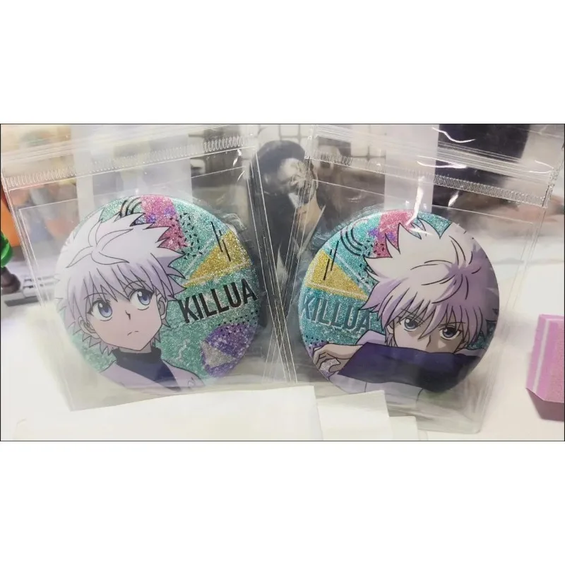 Hunter × hunter anime periférico killua zoldyck crachá mochila roupas decoração acessórios fãs coletar presentes