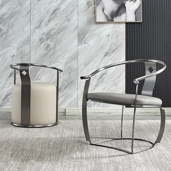 Moderne Luxe Met Armleuning Stoel Kantoor Thuis Recreatiestoel Slaapkamer Bureau Dineren Make-Up Chaises Salle Kribbe Huismeubilair