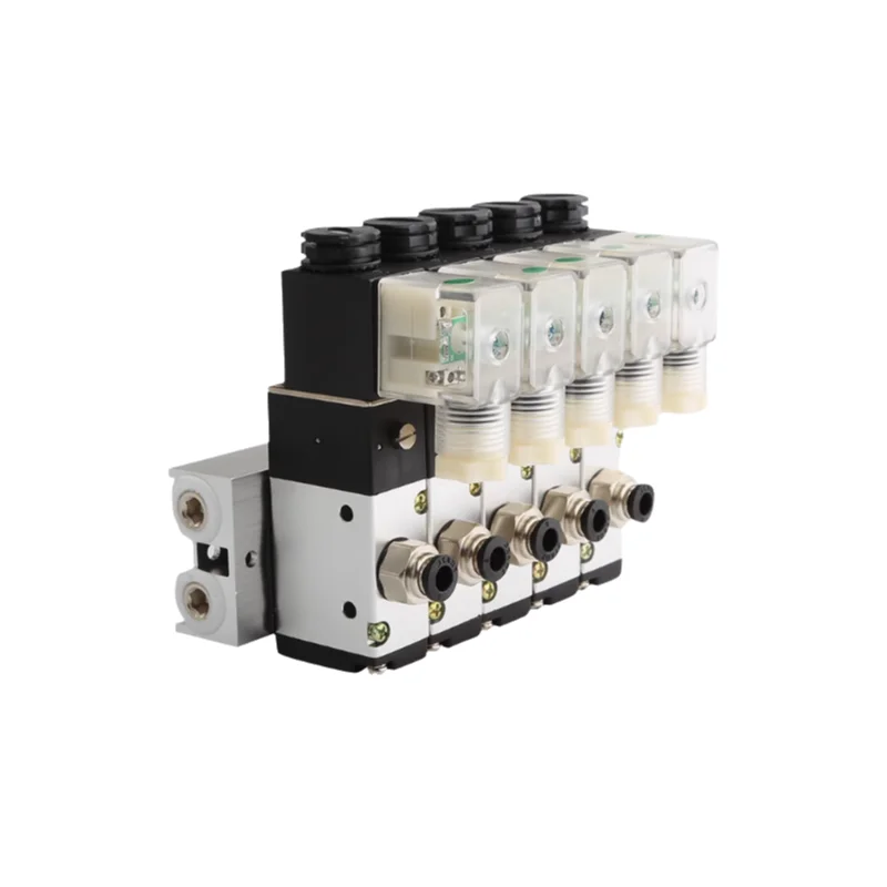 

3V310-10 Встроенный электромагнитный регулирующий клапан, 2-позиционный, 3-портовый электронный пневматический клапан с коллекторным блоком