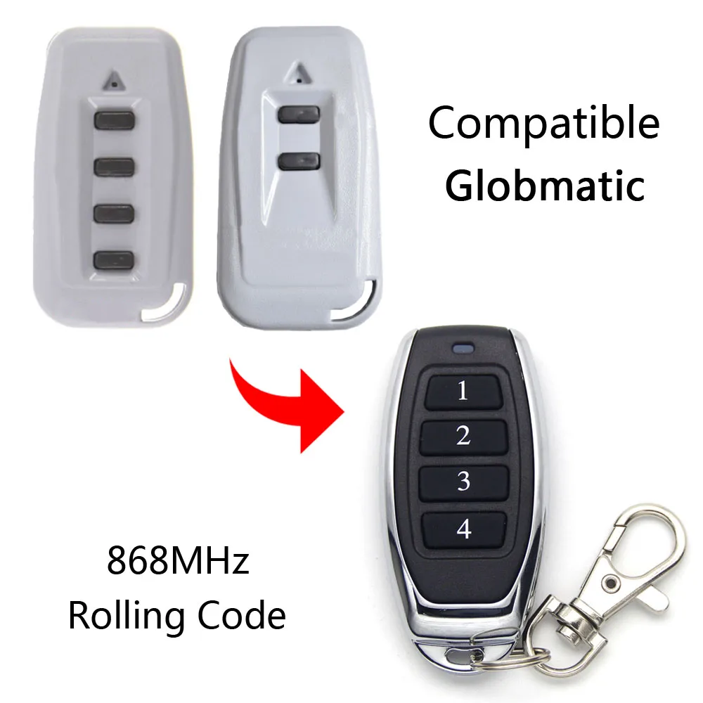 Globmatic Rolling Code 868MHz Remote Control Compatible With Globmatic Remote 868 MHz