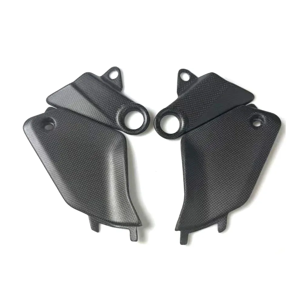 ل DUCATI Panigale V4 V4S 2025 3K جاف 100% ألياف الكربون خزان لوحات جانبية يغطي حماية الهدايا المجمعة دراجة نارية الملحقات