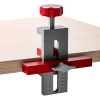 Cabinet Door Installation Positioner Jig Clamp Aluminium Alloy Adjustable Installation Cabinets Frame Mounting Support Jig