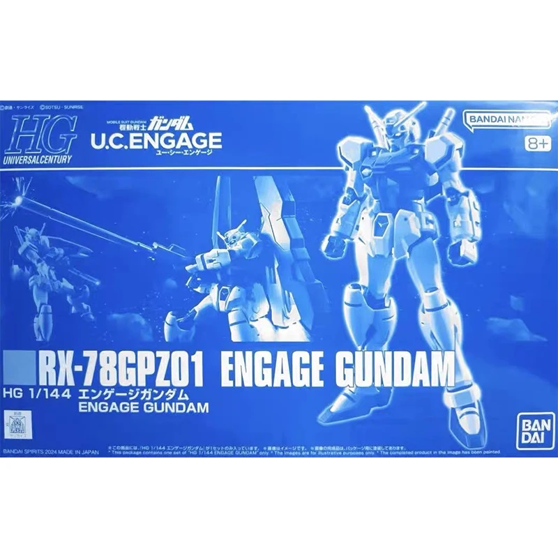 

Набор для сборки модели Gundam Bandai HGUC Engage, аниме-фигурка, конструктор Gunpla, коллекционные фигурки Gundam, игрушки для мальчиков, подарок
