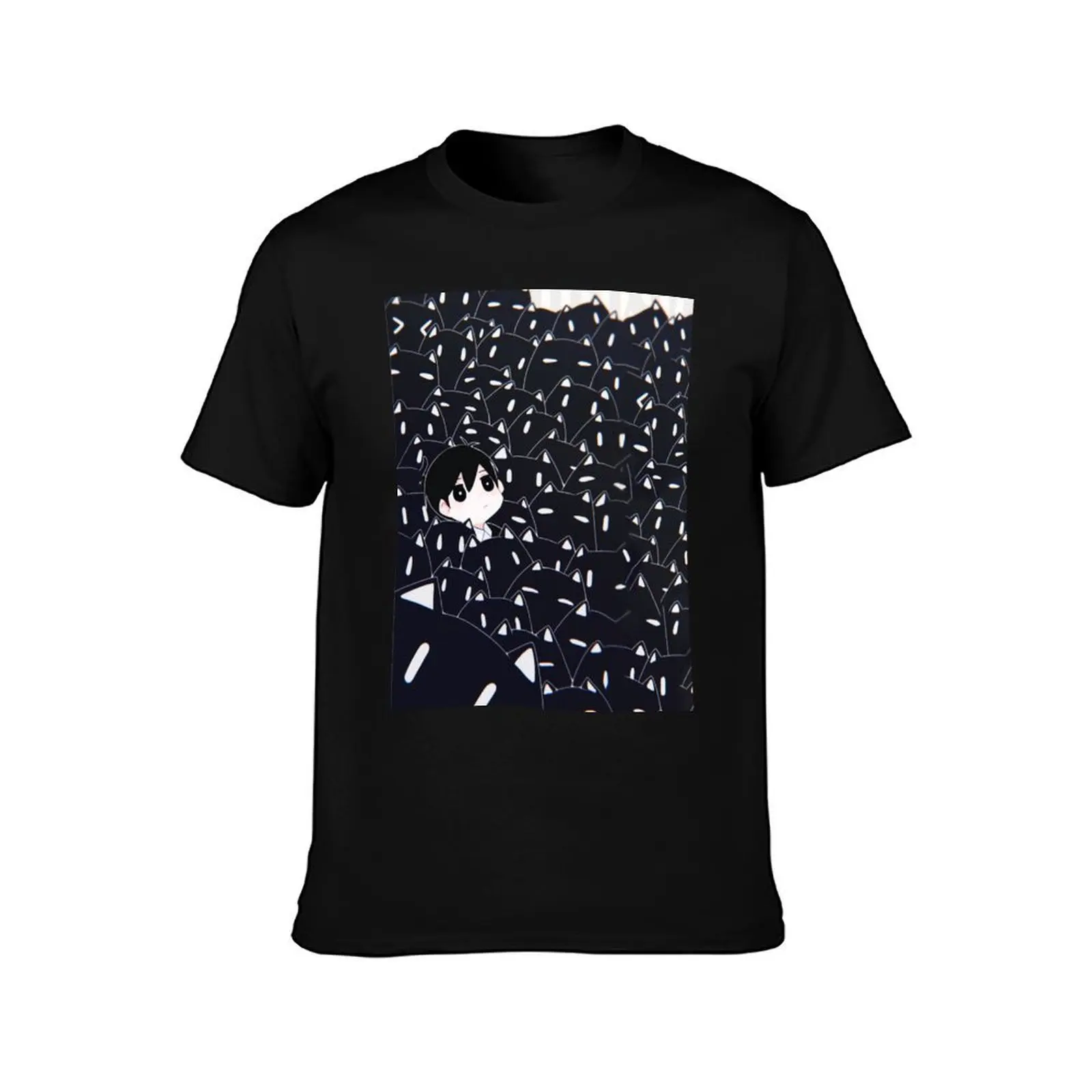 omori Tshirt - omori fanart - omori game sticker Classic T-Shirt Summer Casual Cotton Tee, Unisex Men Women