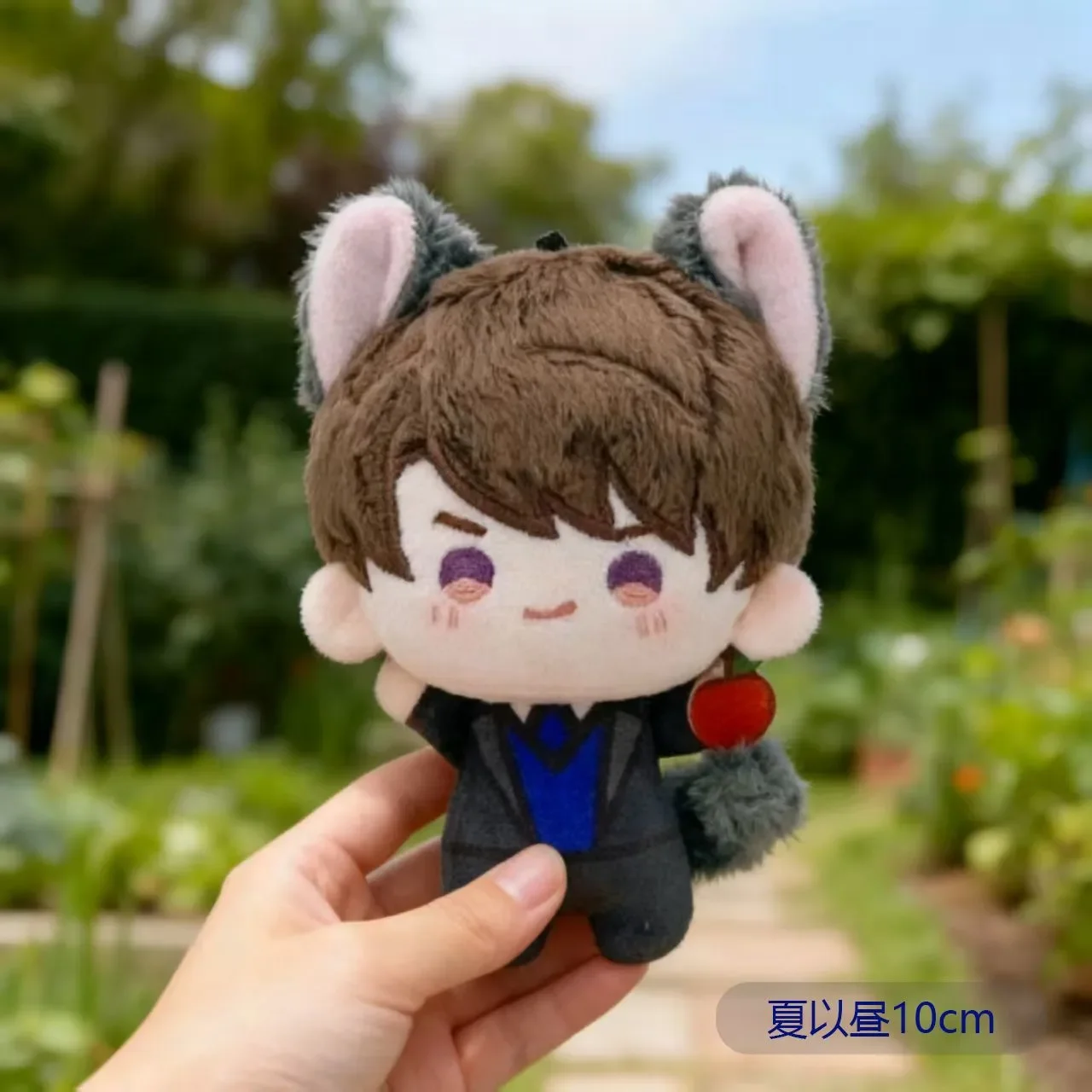 อะนิเมะเลิฟแอนด์ดีสเปซ ซิลัส คาเล็บ ราฟาเอล ไซน์ ซาเวียร์ ตุ๊กตาห้อยพวงกุญแจรูปแมวหูแหลมน่ารัก ของขวัญตุ๊กตาขนนุ่มขนาด 10 ซม.