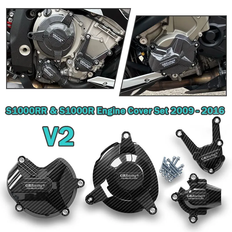 Protector de Motor para Motocicleta S1000RR / S1000R HP4 2009 2010 2011 2012 2013 2014 2015 2016, Cubierta Protectora para Motor, Carenados