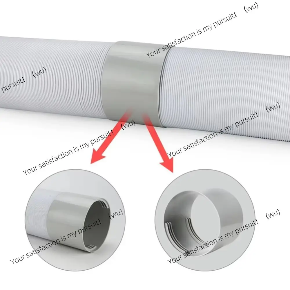 For Durable Exhaust Hose Interface Flexible Duct Extension Pipe 130/150mm Air Conditioner Exhaust Pipe Connector
