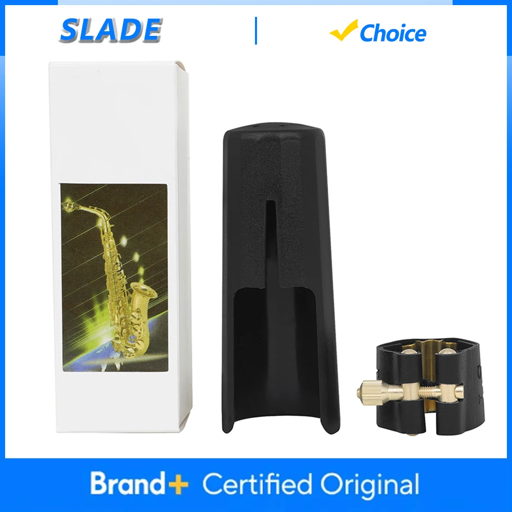 

SLADE Saxophone Clarinet Leather Buckle Clamp Sax Mouthpiece Ligature Cap Clip Professional Woodwind Instrument Accessories