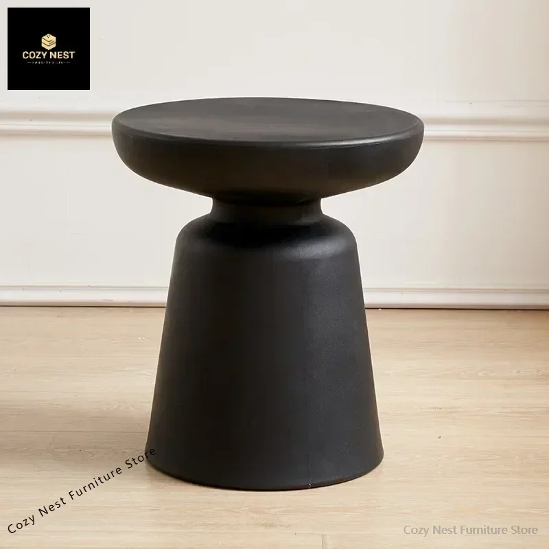 Furniture Relax Dining Chairs Lounge Bedroom Living Room Chairs Modern Minimalist Circular Bedside Table Balconies Balcony