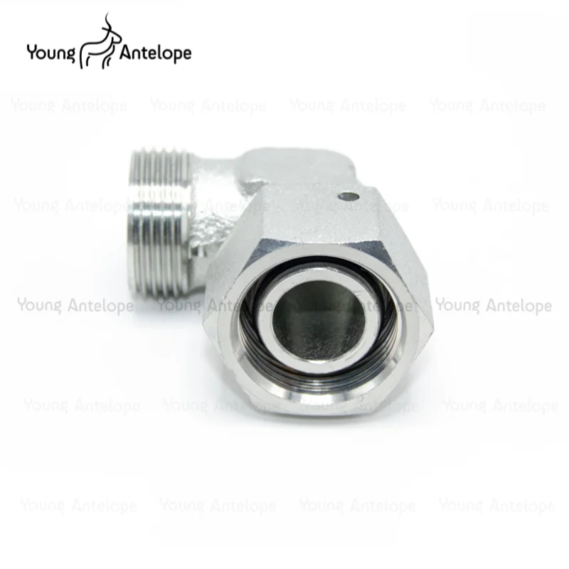 Внутренние и внешние провода Гидравлическое прямоугольное колено 2C9 Легкие переходные соединения 2D9 из углеродистой стали для тяжелых условий эксплуатации H-типа склеенные